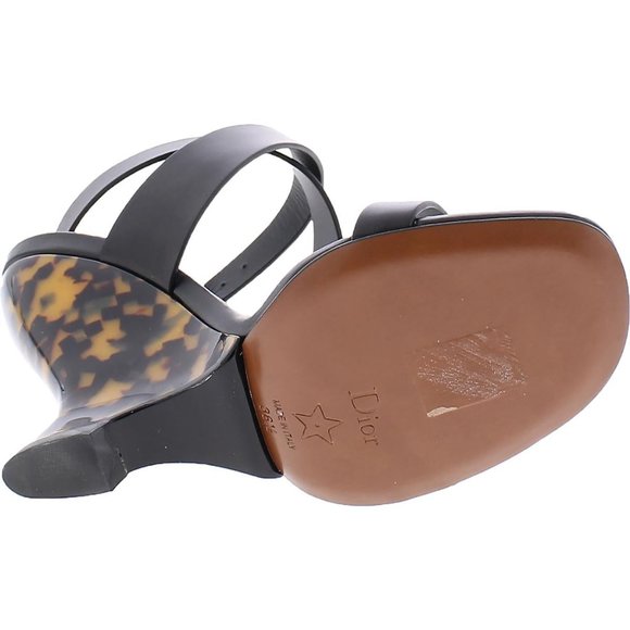 Authentic NWT Christian Dior Leather Tortoise Sandals - Picture 4 of 10